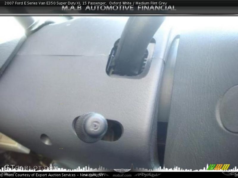 Oxford White / Medium Flint Grey 2007 Ford E Series Van E350 Super Duty XL 15 Passenger