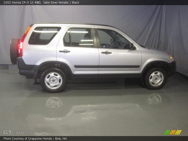 Satin Silver Metallic / Black 2002 Honda CR-V LX 4WD