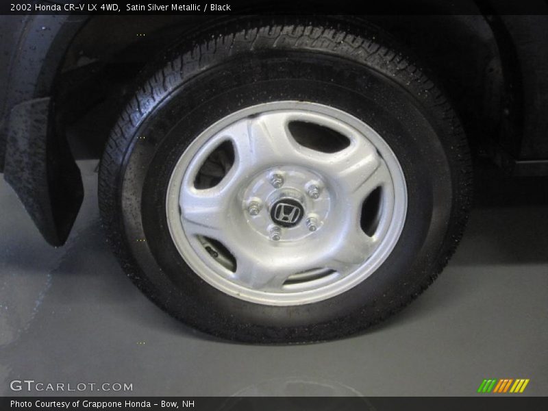 Satin Silver Metallic / Black 2002 Honda CR-V LX 4WD