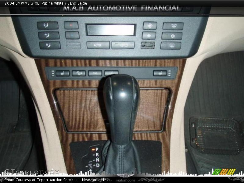Alpine White / Sand Beige 2004 BMW X3 3.0i