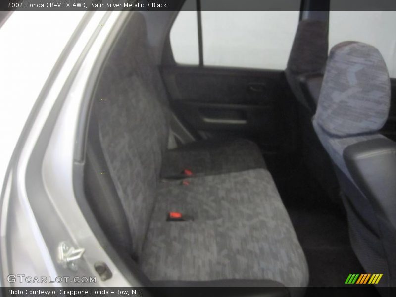 Satin Silver Metallic / Black 2002 Honda CR-V LX 4WD