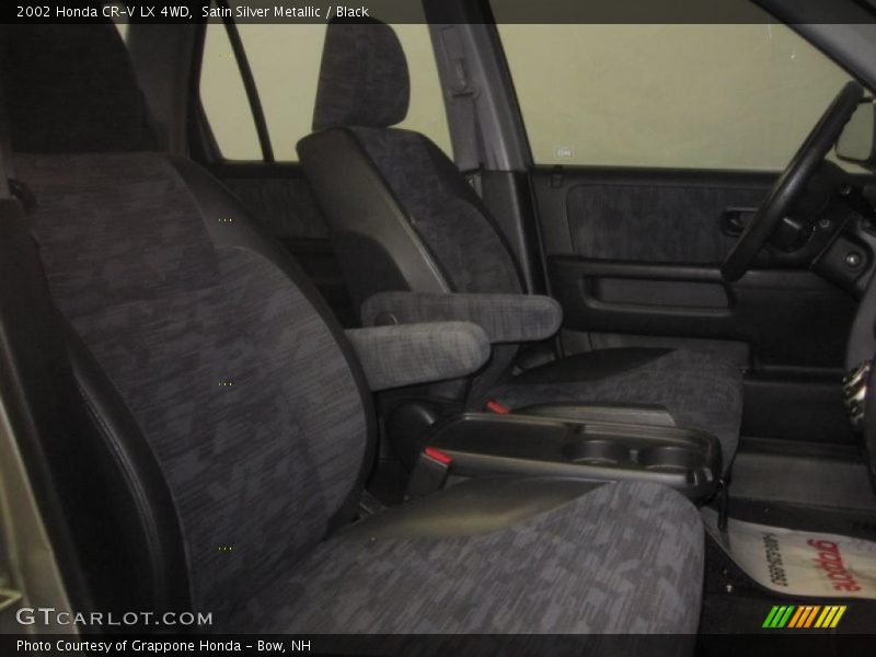 Satin Silver Metallic / Black 2002 Honda CR-V LX 4WD