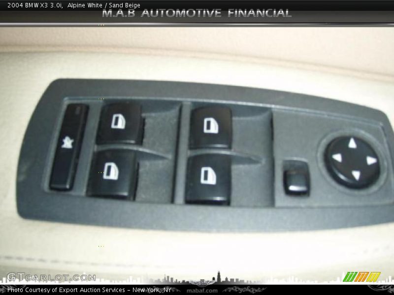 Alpine White / Sand Beige 2004 BMW X3 3.0i