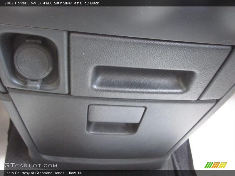 Satin Silver Metallic / Black 2002 Honda CR-V LX 4WD