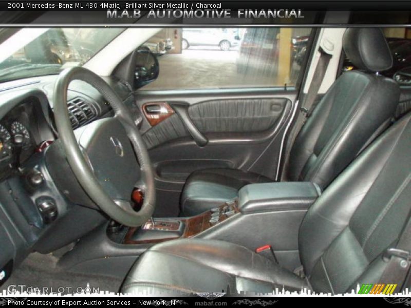 Brilliant Silver Metallic / Charcoal 2001 Mercedes-Benz ML 430 4Matic
