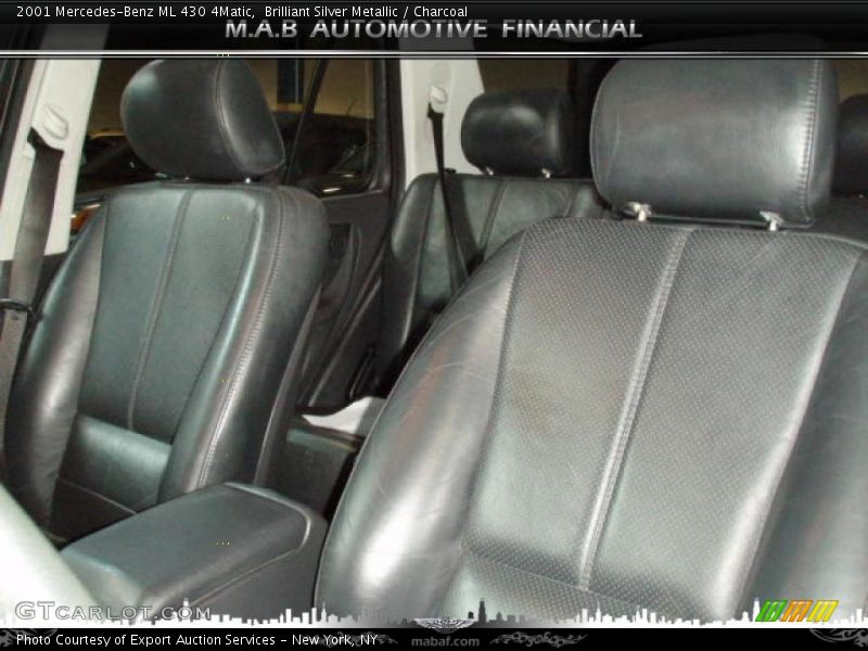 Brilliant Silver Metallic / Charcoal 2001 Mercedes-Benz ML 430 4Matic
