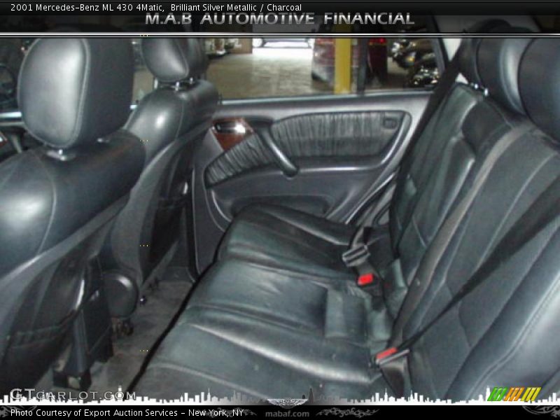 Brilliant Silver Metallic / Charcoal 2001 Mercedes-Benz ML 430 4Matic