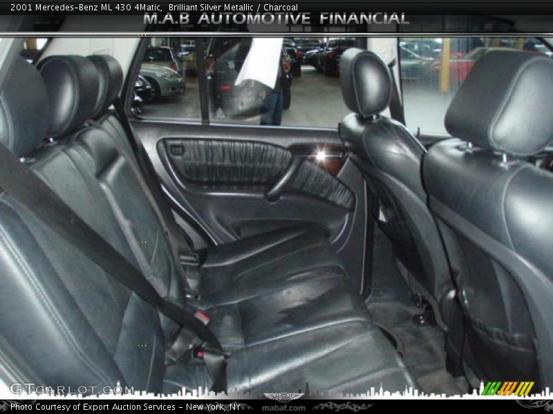 Brilliant Silver Metallic / Charcoal 2001 Mercedes-Benz ML 430 4Matic