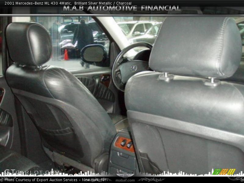 Brilliant Silver Metallic / Charcoal 2001 Mercedes-Benz ML 430 4Matic