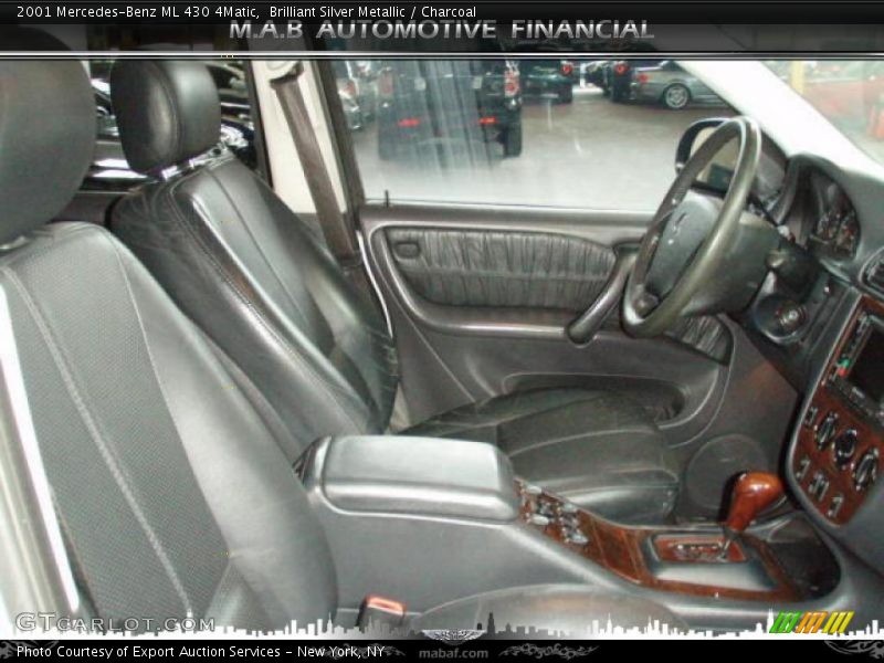 Brilliant Silver Metallic / Charcoal 2001 Mercedes-Benz ML 430 4Matic