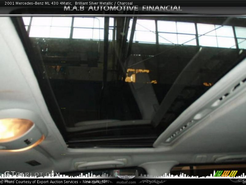 Brilliant Silver Metallic / Charcoal 2001 Mercedes-Benz ML 430 4Matic