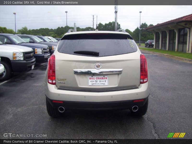Gold Mist / Shale/Brownstone 2010 Cadillac SRX V6