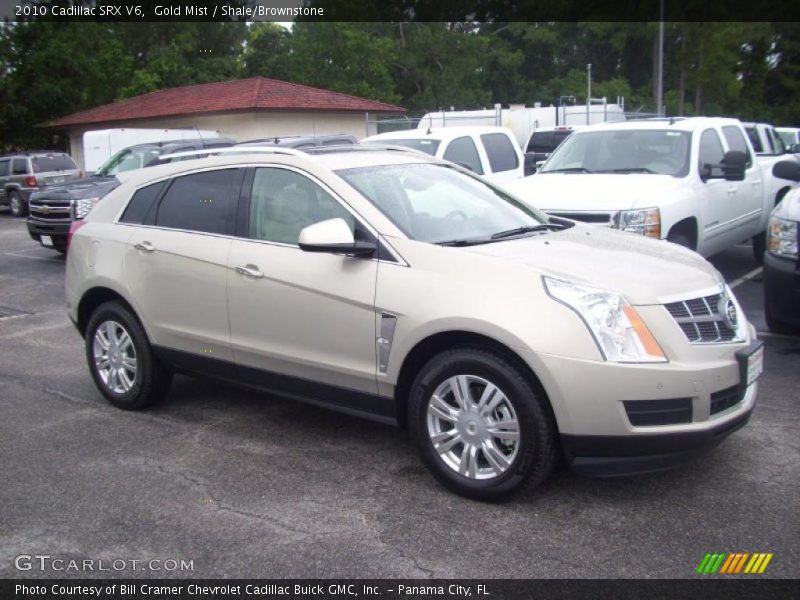 Gold Mist / Shale/Brownstone 2010 Cadillac SRX V6