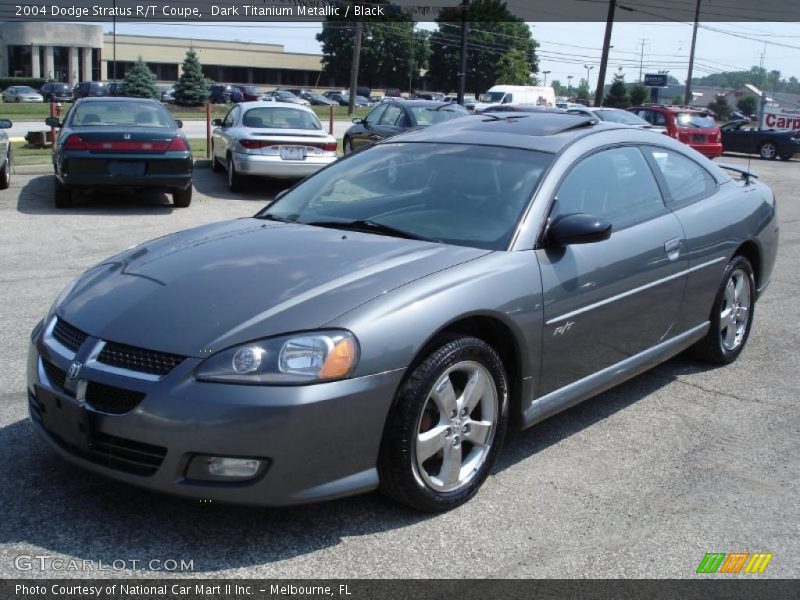Dark Titanium Metallic / Black 2004 Dodge Stratus R/T Coupe