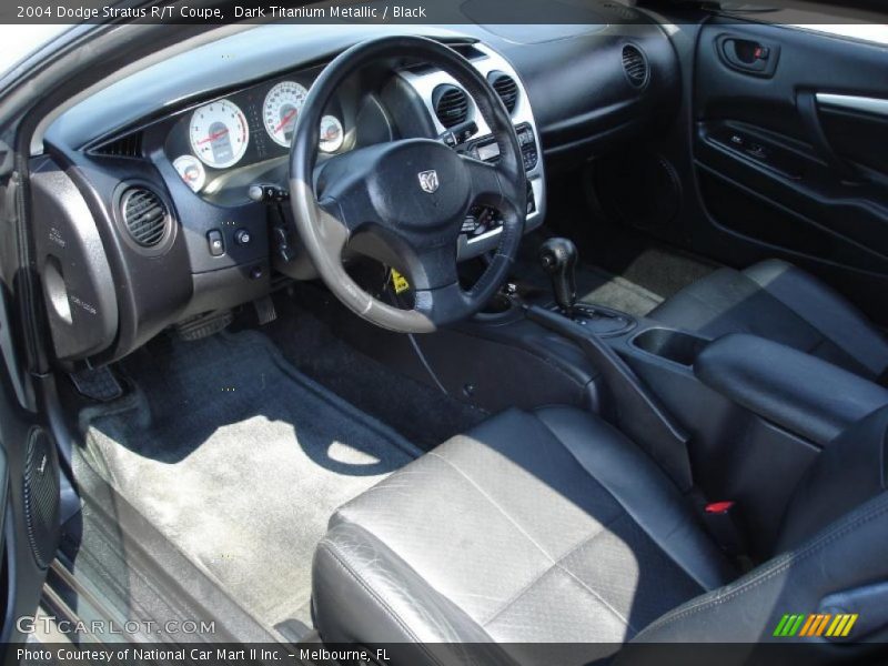 Dark Titanium Metallic / Black 2004 Dodge Stratus R/T Coupe
