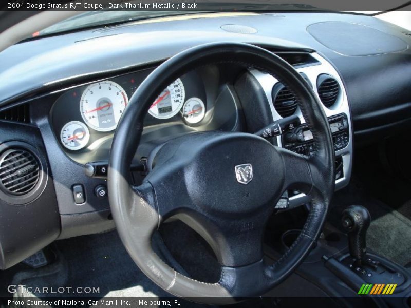 Dark Titanium Metallic / Black 2004 Dodge Stratus R/T Coupe