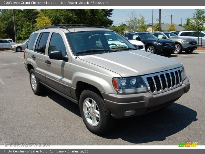 Light Pewter Metallic / Sandstone 2003 Jeep Grand Cherokee Laredo