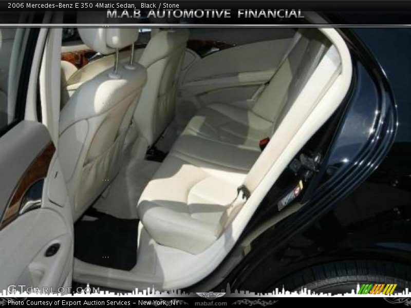 Black / Stone 2006 Mercedes-Benz E 350 4Matic Sedan