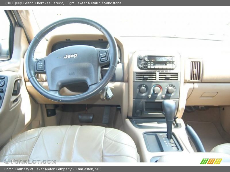 Light Pewter Metallic / Sandstone 2003 Jeep Grand Cherokee Laredo