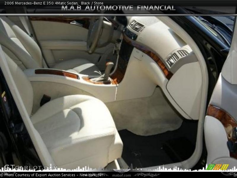 Black / Stone 2006 Mercedes-Benz E 350 4Matic Sedan