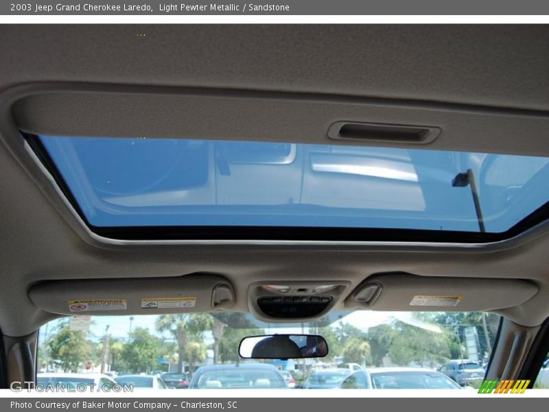 Light Pewter Metallic / Sandstone 2003 Jeep Grand Cherokee Laredo