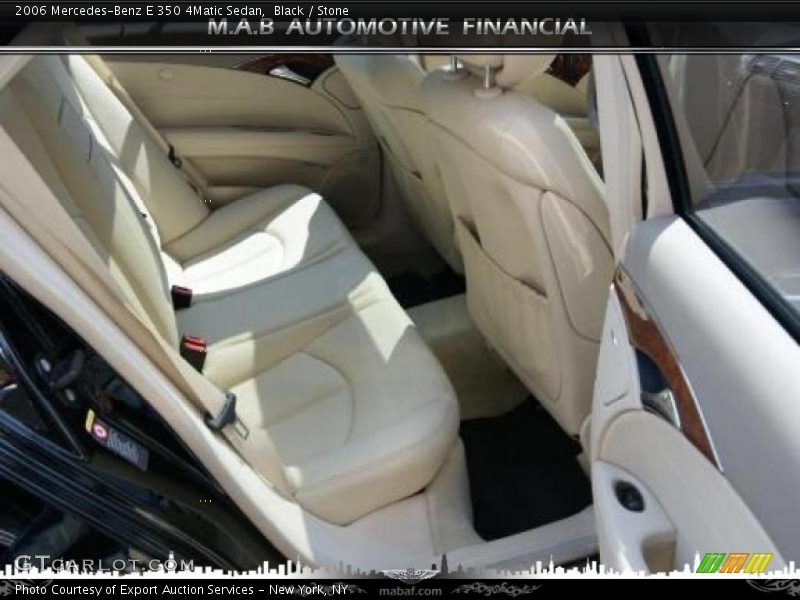 Black / Stone 2006 Mercedes-Benz E 350 4Matic Sedan