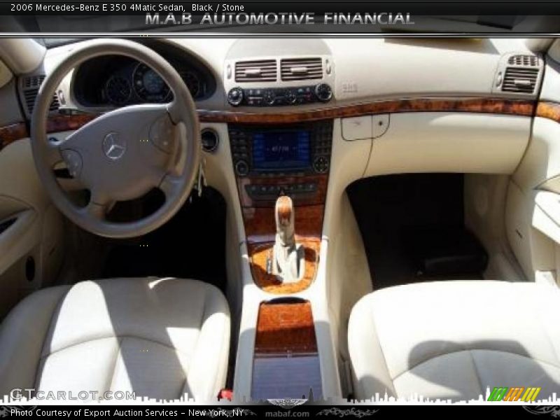 Black / Stone 2006 Mercedes-Benz E 350 4Matic Sedan