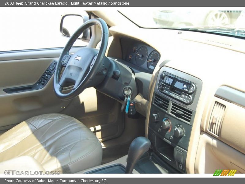 Light Pewter Metallic / Sandstone 2003 Jeep Grand Cherokee Laredo