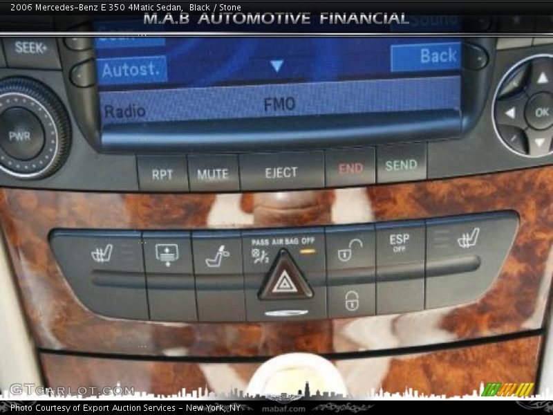 Black / Stone 2006 Mercedes-Benz E 350 4Matic Sedan