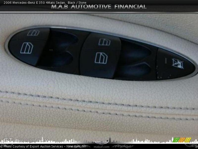 Black / Stone 2006 Mercedes-Benz E 350 4Matic Sedan