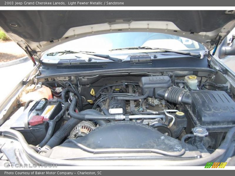 Light Pewter Metallic / Sandstone 2003 Jeep Grand Cherokee Laredo