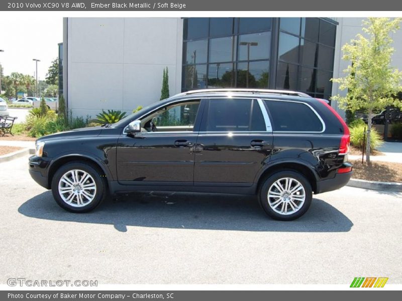 Ember Black Metallic / Soft Beige 2010 Volvo XC90 V8 AWD
