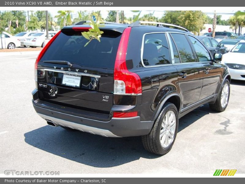 Ember Black Metallic / Soft Beige 2010 Volvo XC90 V8 AWD
