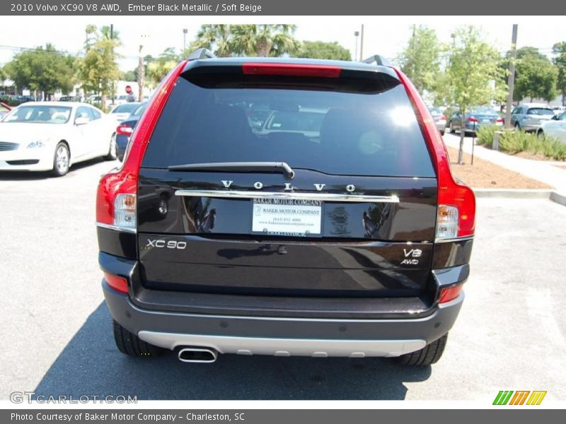 Ember Black Metallic / Soft Beige 2010 Volvo XC90 V8 AWD