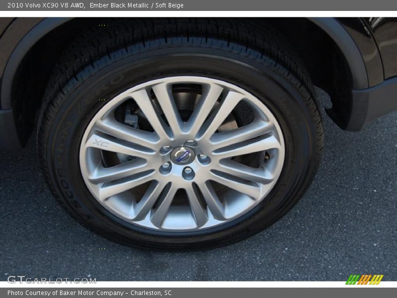 Ember Black Metallic / Soft Beige 2010 Volvo XC90 V8 AWD