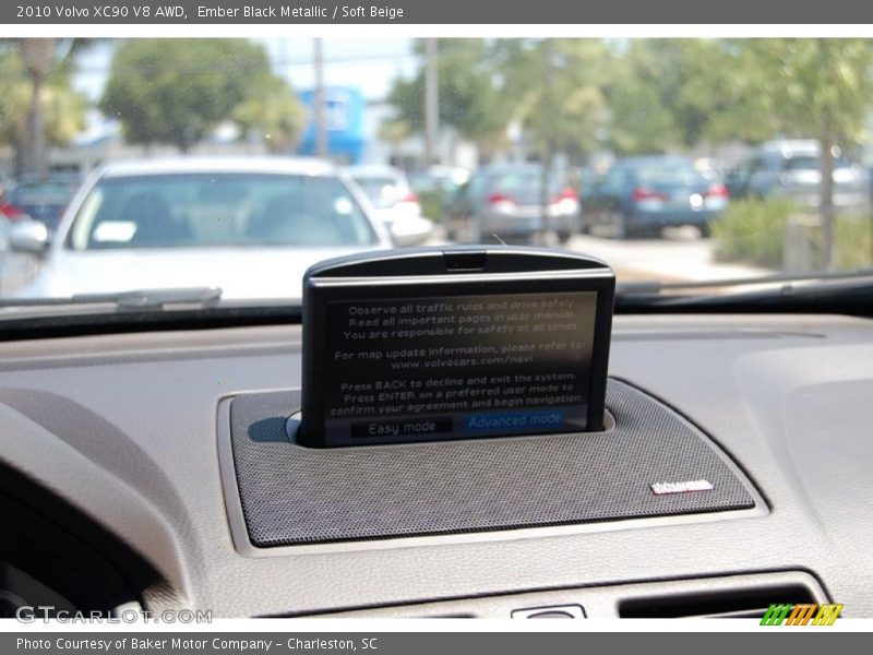 Ember Black Metallic / Soft Beige 2010 Volvo XC90 V8 AWD