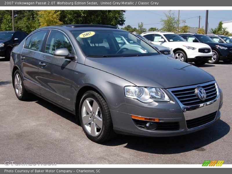 United Grey Metallic / Classic Grey 2007 Volkswagen Passat 2.0T Wolfsburg Edition Sedan