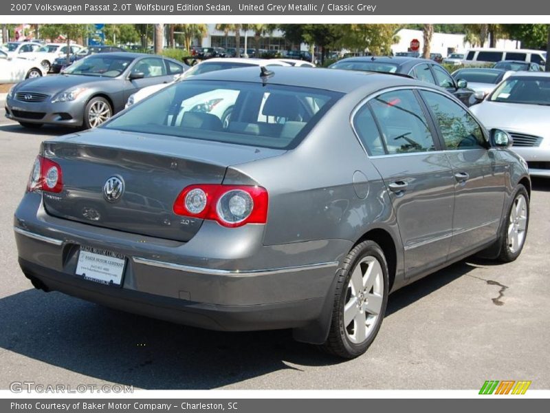 United Grey Metallic / Classic Grey 2007 Volkswagen Passat 2.0T Wolfsburg Edition Sedan