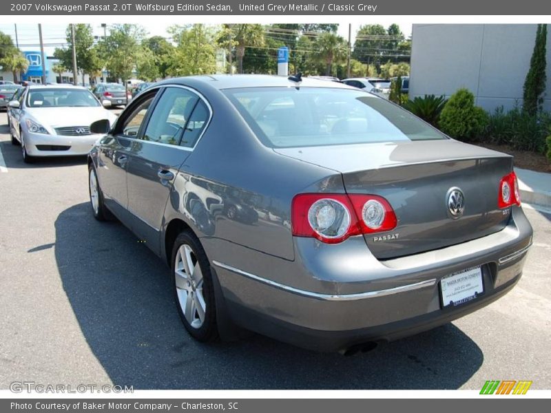 United Grey Metallic / Classic Grey 2007 Volkswagen Passat 2.0T Wolfsburg Edition Sedan