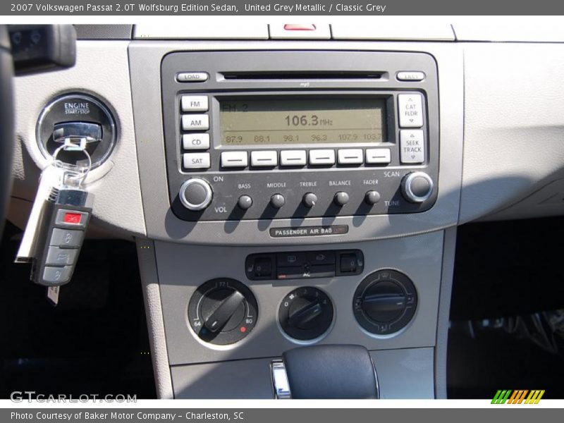 United Grey Metallic / Classic Grey 2007 Volkswagen Passat 2.0T Wolfsburg Edition Sedan