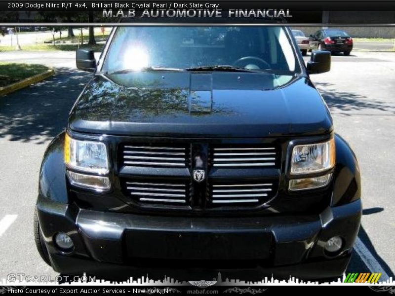 Brilliant Black Crystal Pearl / Dark Slate Gray 2009 Dodge Nitro R/T 4x4
