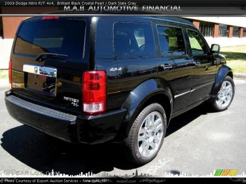 Brilliant Black Crystal Pearl / Dark Slate Gray 2009 Dodge Nitro R/T 4x4