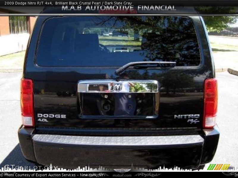 Brilliant Black Crystal Pearl / Dark Slate Gray 2009 Dodge Nitro R/T 4x4