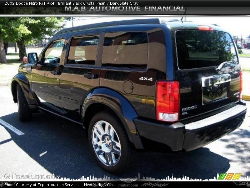 Brilliant Black Crystal Pearl / Dark Slate Gray 2009 Dodge Nitro R/T 4x4
