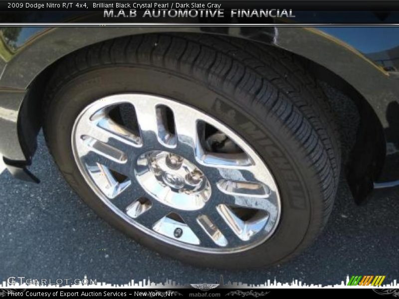Brilliant Black Crystal Pearl / Dark Slate Gray 2009 Dodge Nitro R/T 4x4