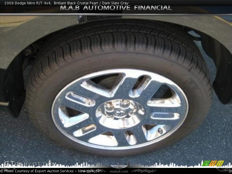 Brilliant Black Crystal Pearl / Dark Slate Gray 2009 Dodge Nitro R/T 4x4