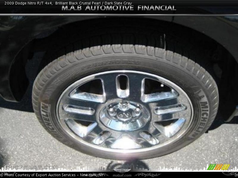 Brilliant Black Crystal Pearl / Dark Slate Gray 2009 Dodge Nitro R/T 4x4