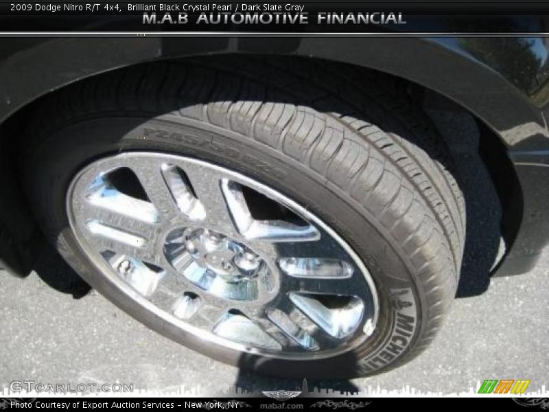 Brilliant Black Crystal Pearl / Dark Slate Gray 2009 Dodge Nitro R/T 4x4