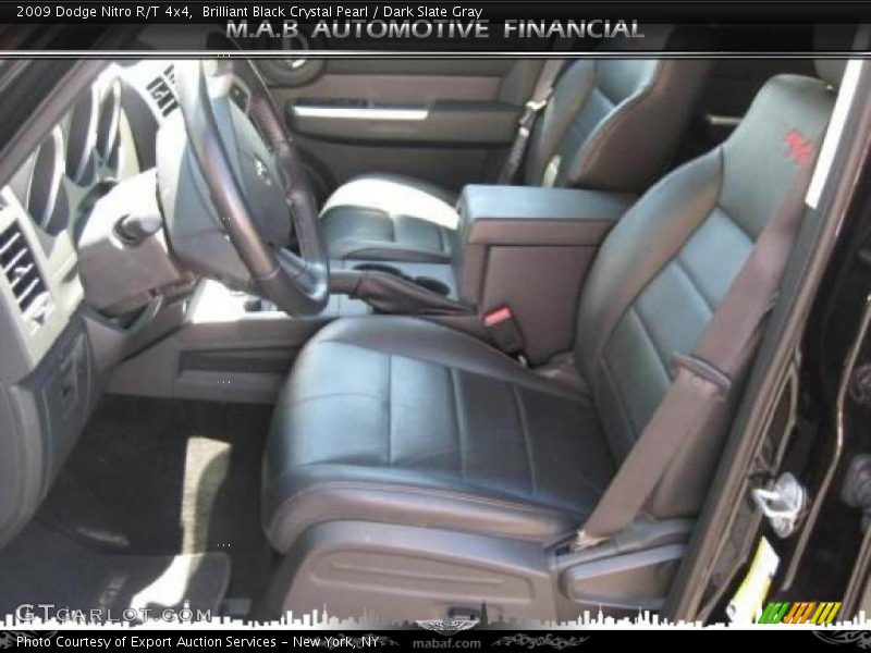 Brilliant Black Crystal Pearl / Dark Slate Gray 2009 Dodge Nitro R/T 4x4