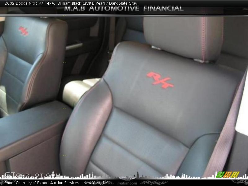 Brilliant Black Crystal Pearl / Dark Slate Gray 2009 Dodge Nitro R/T 4x4